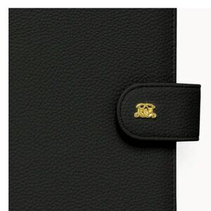 Day Designer Classic Black A5 Vegan Leather Refillable Planner